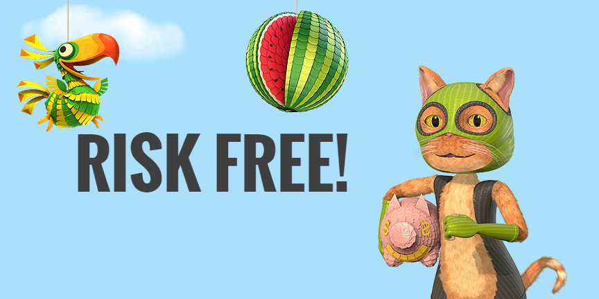Risk Free offer and loads of FREE SPINS